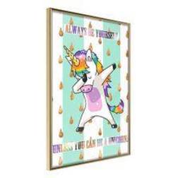 Artgeist Dabbing Unicorn Poster