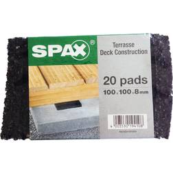 Spax Tampons Pads de protection pour terrasse bois