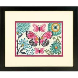 Dimensions Counted Cross Stitch Kit 7"X5"-Butterfly Dream 14 Count