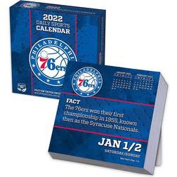 Turner Licensing Philadelphia 76ers 2022 Box Calendar