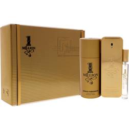 Rabanne One Million Set for Men 3.4oz EDT Spray 100 ml Pack of 1