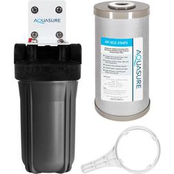 Aquasure Fortitude V2 Series Triple Purpose Sediment/Carbon/Zinc Bacteria Inhibiting Water Treatment Filter Small Size