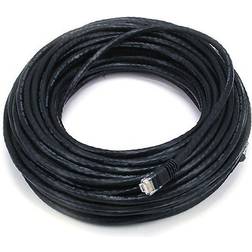 Monoprice Cat5e 75ft UTP, Snagless Cable - Black