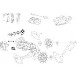 Sram GX Eagle AXS Bagskifterbolt B-Skrue Kit 11.7518.098.006