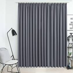 vidaXL Blackout Curtain With Hooks 290x245 cm