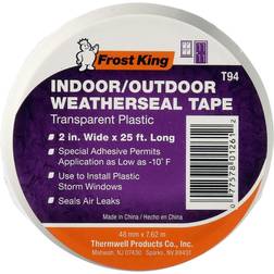 Frost King Clear T94H Plastic Weather-Seal Tape 2-Inch