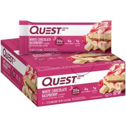 Quest Nutrition White Chocolate Raspberry Protein Bars 12 Stk.