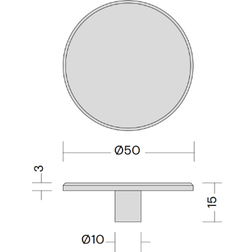 Quooker Dækplade (Q311110402) Rustfrit stål