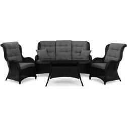 deNoord Marcus Loungeset, 1 Bord inkl. 2 Stolar & 1 Soffor