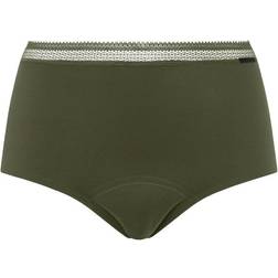 Chantelle Graphic High Waist Period Panty - Khaki