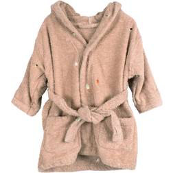 Filibabba Bathrobe with Embroidery - Frappé