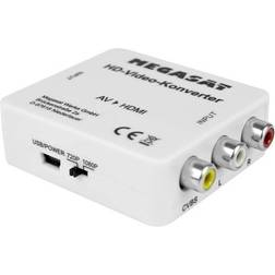 Megasat HD Videokonverter AV til HDMI