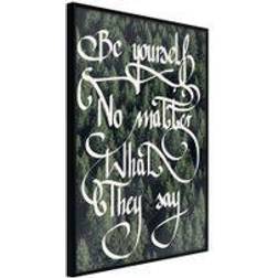 Artgeist Inramad Tavla - Be Yourself 30x45 Poster