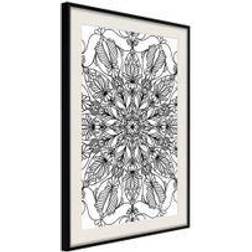 Artgeist Inramad Colour Your Own Mandala I 30x45 Poster