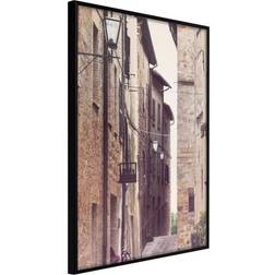 Artgeist Inramad Brick Buildings Poster