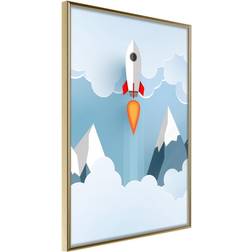 Artgeist Rocket in the Clouds 40 x 60 cm Plakat