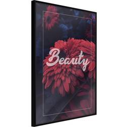 Artgeist Beauty 30 x 45 cm Sort Ramme Plakat