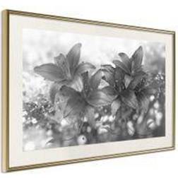 Artgeist Inramad Tavla Dark Lillies Poster