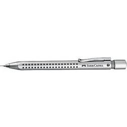 Faber-Castell Ersatzpatrone, Druckbleistift Grip 2011 Silber Im Geschenkset