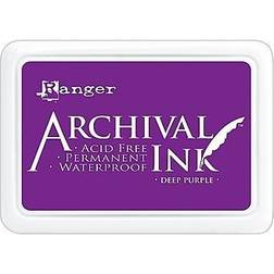 Ranger Archival Ink deep purple 2 1/2 in. x 3 3/4 in. pad pack of 3