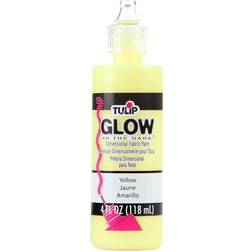 Tulip 3D Fabric Paint 4oz Glow Yellow