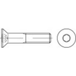 Toolcraft Undersænkede Skruer M3 6 mm A2 Set of 100