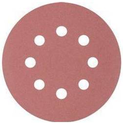 Pferd KSS 125 8 L A 400 45017040 Router sandpaper Punched Grit size 400 Ø 125 mm 25 pcs