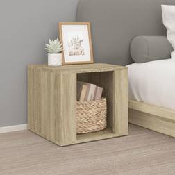 vidaXL Sonoma Oak 41 x 40 x 36 cm Bedside Table 40x40cm