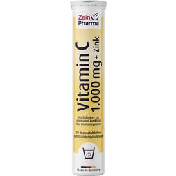 Zein Pharma C-vitamin + zink, appelsin - 20 tabletter