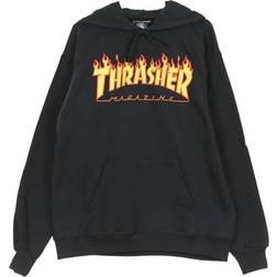 Thrasher Magazine Flame Logo Hoody - Black
