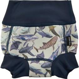 Mikk-Line Baby Swim Pants AOP - Metal