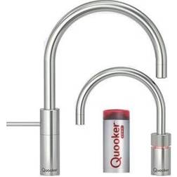 Quooker Nordic Round Twintaps inkl Combi (Q210560402+Q210450402+Q110880202) Rustfrit stål