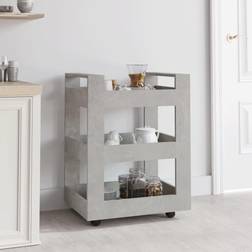 vidaXL køkkenvogn 60x45x80 konstrueret træ Rullebord