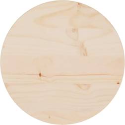 vidaXL Dessus Ø30 x 2,5 cm Bois de Pin Massif Plateau de table