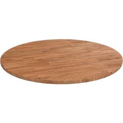 vidaXL Light brown, Solid Wood Oak Table Top 60cm