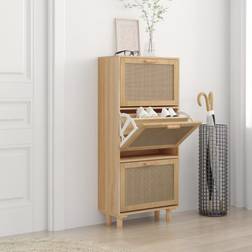 vidaXL 52x25x115 konstrueret træ Skostativ