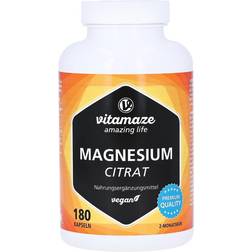 Vitamaze Magnesiumcitrat 360 mg vegan Kapseln