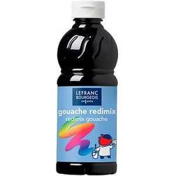 LEFRANC BOURGEOIS Gouache Liquide Redimix Temperafarbe schwarz 500,0 ml