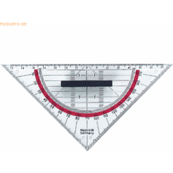 Herlitz 10 x Geodreieck 16cm Griffloch