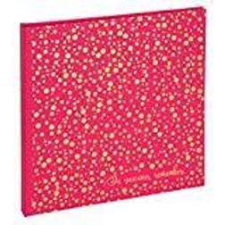 Exacompta Fotoalbum Plum, 250 x 250 mm, himbeere gold