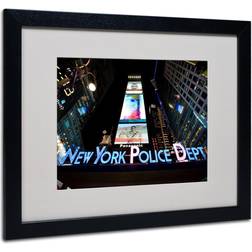 Trademark Fine Art Yale Gurney 'NYPD Blue Neon' Framed Art