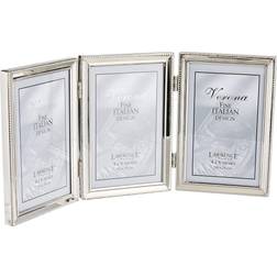 Lawrence Frames Lawrence Polished 4x6 Hinged Triple Picture Photo Frame