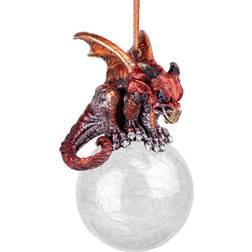 Design Toscano The Pensive Percher Dragon 2018 Collectible Holiday Ornament Figurine