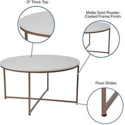 Flash Furniture Hampstead Collection Modern Coffee Table