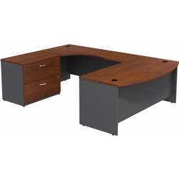 Bush Business Series C Executive U-Shaped Bowfront Writing Desk