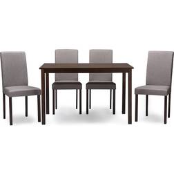 Baxton Studio Andrew Collection Dining Set 5