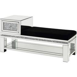 Saltoro Sherpi Benjara Mirrored Storage Bench