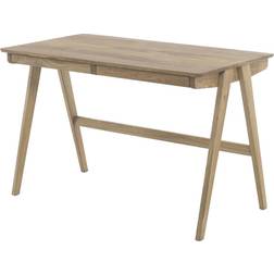 MCA Furniture Jacobus 120 cm Massiv Ek Skrivbord