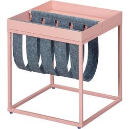 Inter Link D'Appoint Carrée Métal Rose Bubbly 35 cm Table Basse