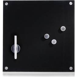 Zeller Tablero De Notas Magnético De Cristal 40 x 40 cm Color Blanco